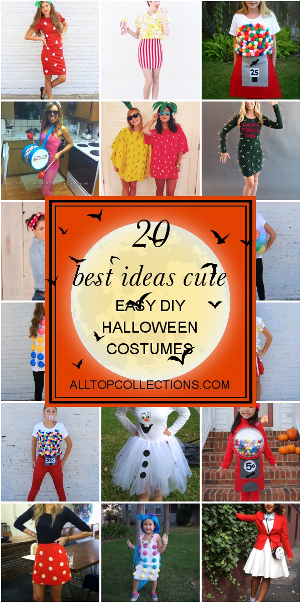 20 Best Ideas Cute Easy Diy Halloween Costumes Best Collections Ever